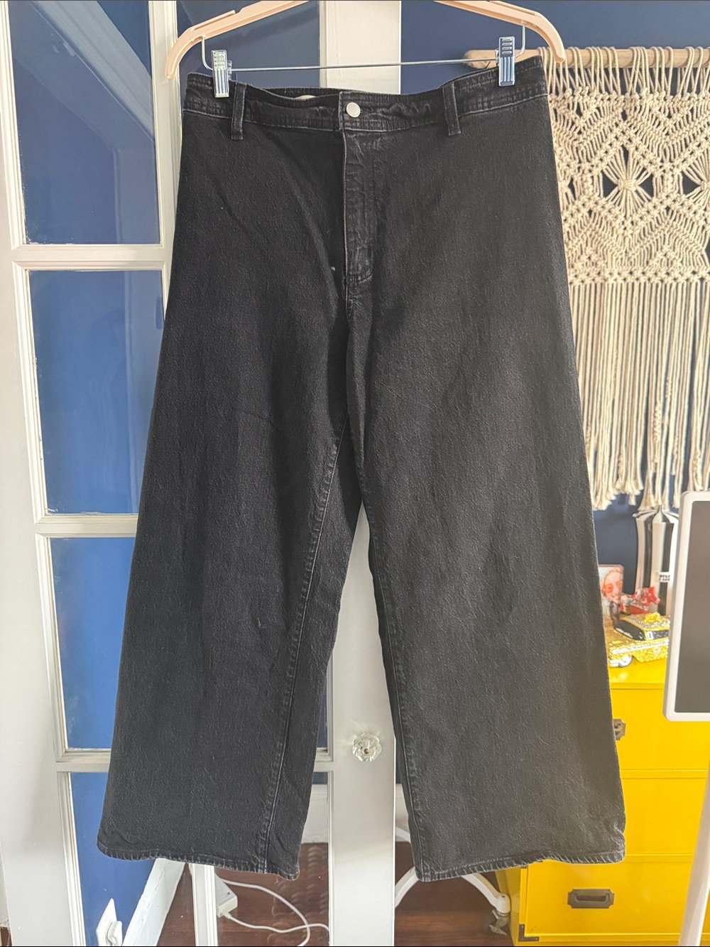 Universal Thread Black Sailor Wide Leg Jeans
